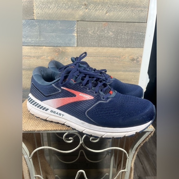 SOLD‎ Brooks Beast 20 Shoes Sneakers Mens Size 12.5 Comfort Running Blue main image 5